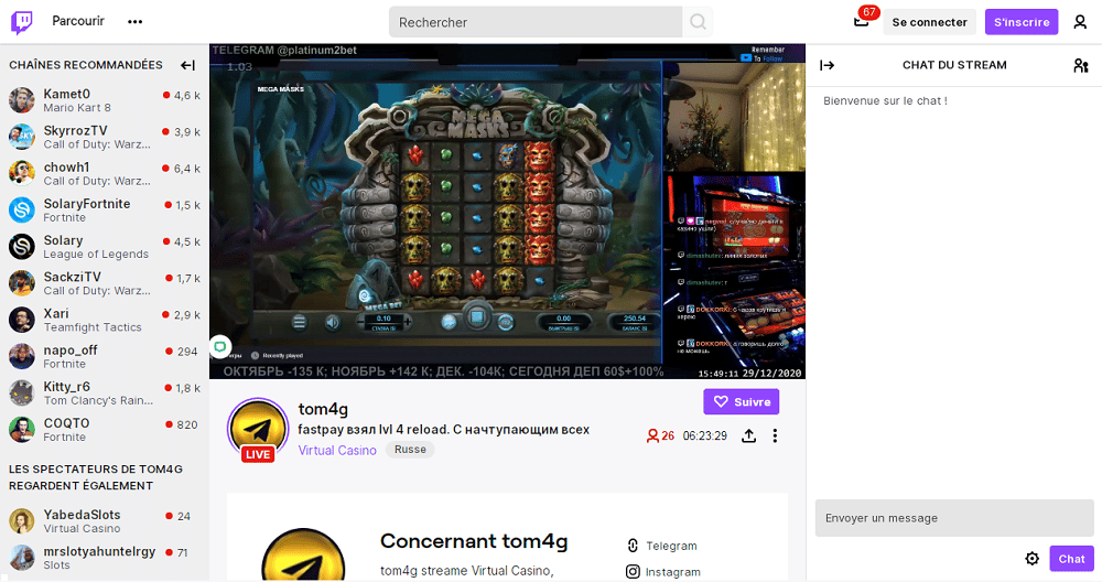 Casino En Streaming Vf Que dire sur la section de casino en streaming présente sur Twitch