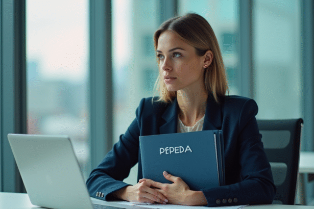 Femme professionnelle à Montreal avec dossier PIPEDA